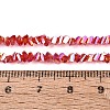 Electroplate Transparent Glass Beads Strands LS-EGLA-Q139-01A-A12-4
