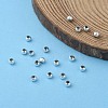 Plating Plastic Acrylic Round Beads PACR-L003-3mm-S-6