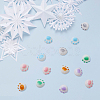 60Pcs 6 Colors Opaque Acrylic Beads SACR-DC0001-05-4