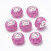 Crackle Resin European Beads RPDL-S012-B06-2
