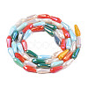 Electroplate Glass Beads Strands EGLA-Q026-013-2