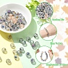 60Pcs 6 Colors Autumn Theme Electroplate Transparent Glass Beads EGLA-YW0005-68-4