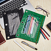 2Pcs 2 Colors Oxford Cloth with Alloy Pen Cases for 3-Ring Binder AJEW-CP0007-98-4