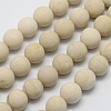 Natural Fossil Beads Strands G-D694-12mm-2