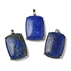 Natural Lapis Lazuli Pendants G-Z070-01P-03-1