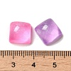 Transparent Resin Decoden Cabochons with Glitter Powder X-RESI-E053-08B-3