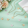 10Pcs 2 Colors Rack Plating Brass Pendants KK-BBC0026-22-4