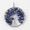Tree of Life Natural Lapis Lazuli Big Pendants G-L455-D03-1