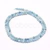 Natural Aquamarine Beads Strands G-F509-10-3mm-2