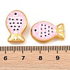 Baking Paint Opaque Glass Enamel Beads GL-CBA4370-01D-4