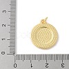 Brass with Enamel Pendants KK-P294-20G-3