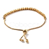 Adjustable Brass Enamel Slider Bracelets BJEW-L652-23-G-4