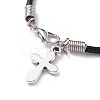 Unisex Charm Bracelets BJEW-JB04717-5