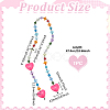 1Pc Alloy & Resin Heart Bag Charms FIND-UN0010-34A-3