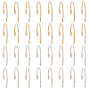 32Pcs 2 Colors Brass Earring Hooks FIND-AR0001-58-1