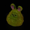 Luminous Resin Cute Little Rabbit Ornaments RESI-I054-01G-3