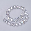 Electroplate Glass Beads Strands EGLA-J148-A-AB01-2