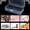 10Pcs Transparent Plastic Storage Boxes CON-BC0007-78A-6