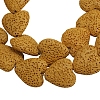 Dyed Natural Lava Rock Bead Strands G917-6-3