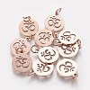 304 Stainless Steel Charms STAS-Q201-T446R-1