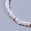 Adjustable Nylon Thread Braided Beads Bracelets BJEW-JB04374-3