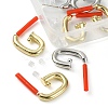 8Pcs 2 Colors Rack Plating Alloy Stud Earring Findings FIND-YW0003-82A-2