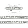 Tarnish Resistant Stainless Steel Figaro Chains STAS-M032-45P-3mm-2