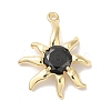 Brass Micro With Glass Pendants KK-U013-05G-1