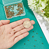 200Pcs Electroplated Synthetic Non-magnetic Hematite Beads G-PH0003-44B-3