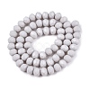 Opaque Solid Color Imitation Jade Glass Beads Strands EGLA-A044-P8mm-D19-2