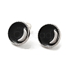 Real 18K Gold Plated Brass Stud Earring Findings KK-L180-119B-P-1