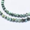 Natural African Turquoise(Jasper) Beads Strands G-E444-47-4mm-3