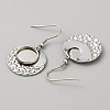 304 Stainless Steel Geometric Dangle Earring Settings FIND-WH0032-74P-02-2