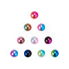 Acrylic Imitation Pearl Cabochons OACR-CJ0001-03-3