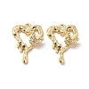 Brass Micro Pave Cubic Zirconia Pendants KK-H460-43G-1