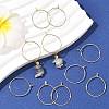 SHEGRACE Brass Hoop Earring Findings XGRPCH295-217G-5