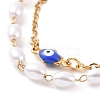 PVD Vacuum Plating 304 Stainless Steel Multi-strand Bracelets BJEW-E054-01G-E-3