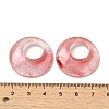Cherry Quartz Glass Pendants G-T122-76V-3