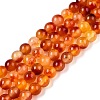 Dyed Natural White Jade Beads Strands G-T140-4mm-A13-1