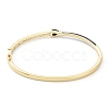 Enamel Teardrop Hinged Bangle with Cubic Zirconia BJEW-G673-01G-01-3