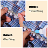 1 Yard Brass Crystal Rhinestone Cup Chain with Imitation Pearl OCOR-GL0001-08A-6