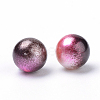 Rainbow Acrylic Imitation Pearl Beads LS-OACR-R065-4mm-A12-2