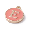 (Defective Closeout Sale Border damaged) Golden Plated Alloy Enamel Charms ENAM-XCP0001-20E-4