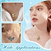 10Pcs 5 Colors 1.2MM Brass Round Snake Chain Necklace Making MAK-YW0001-26-6