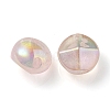 UV Plating Luminous Transparent Acrylic Beads OACR-P010-05A-2