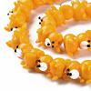 Opaque Handmade Bumpy Lampwork Beads Strands LAMP-T007-19-A03-3