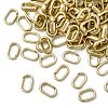 Opaque Spray Painted Acrylic Linking Rings OACR-S021-65A-B01-2