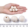 Natural Unfinished Wood Beads WOOD-S651-A20mm-LF-4