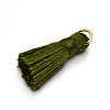 Nylon Tassel Pendant Decorations X-FIND-D015-19G-1