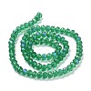 Electroplate Glass Beads Strands EGLA-A034-T8mm-L12-2